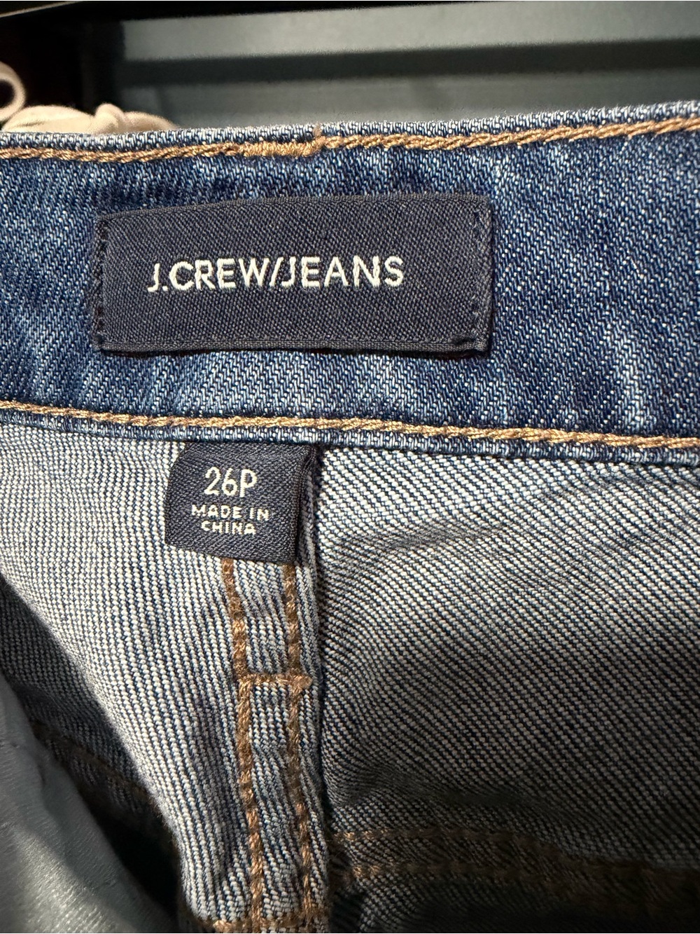 J.Crew Stretch Classic Fit womens Jeans in Indigo Blue